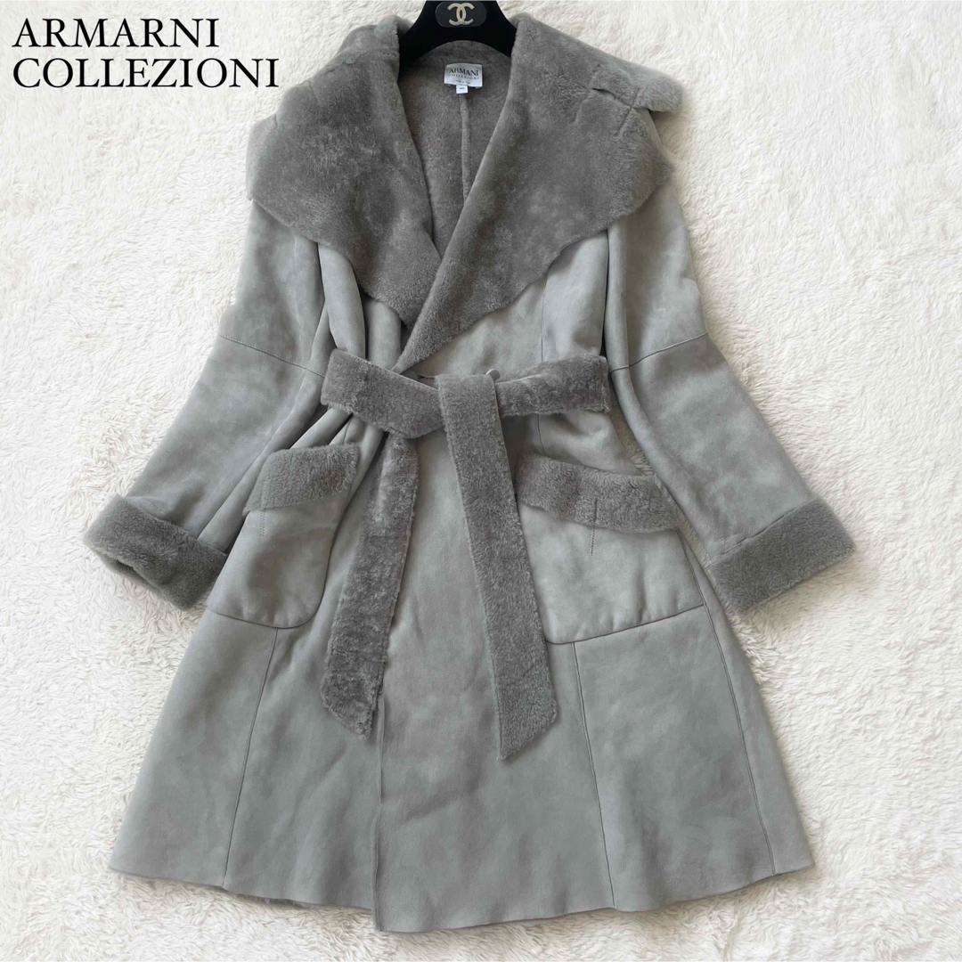 最終値下げ！　ARMANI  ムートンコート