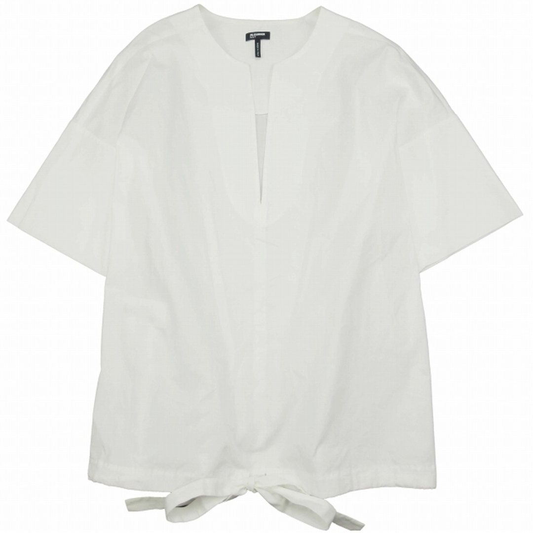 Jil Sander(ジルサンダー)の16SS ジルサンダー ネイビー カラーレス スキッパー ブラウス レディースのトップス(シャツ/ブラウス(半袖/袖なし))の商品写真