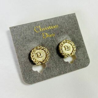 【美品】　Dior　イヤリング　CD ロゴ　ゴールド　クリップ式　希少　刻印