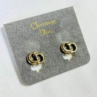 極美品 Dior イヤリング CD 金 刻印あり ヴィンテージ ロゴ