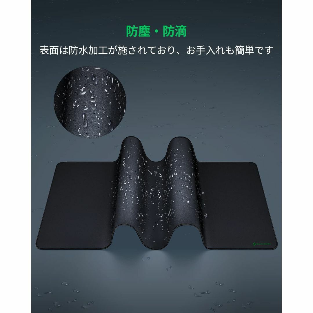 【サイズ:XXL(120x60cm)_色:Black】Black Shark ゲ 4