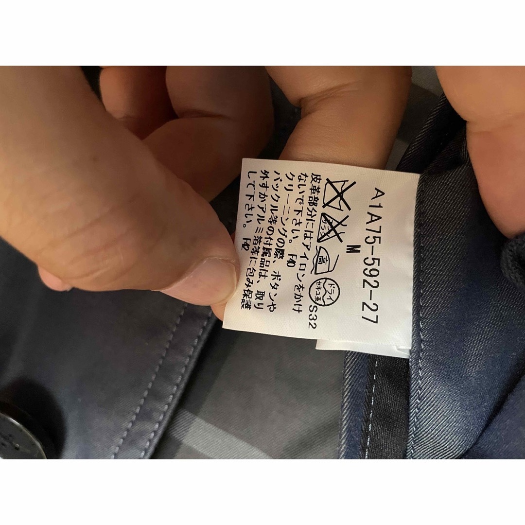 BURBERRY(バーバリー)のBURBERRY  美品　希少　バーバーリー　トレンチコート　ブルーグレイ　M メンズのジャケット/アウター(トレンチコート)の商品写真