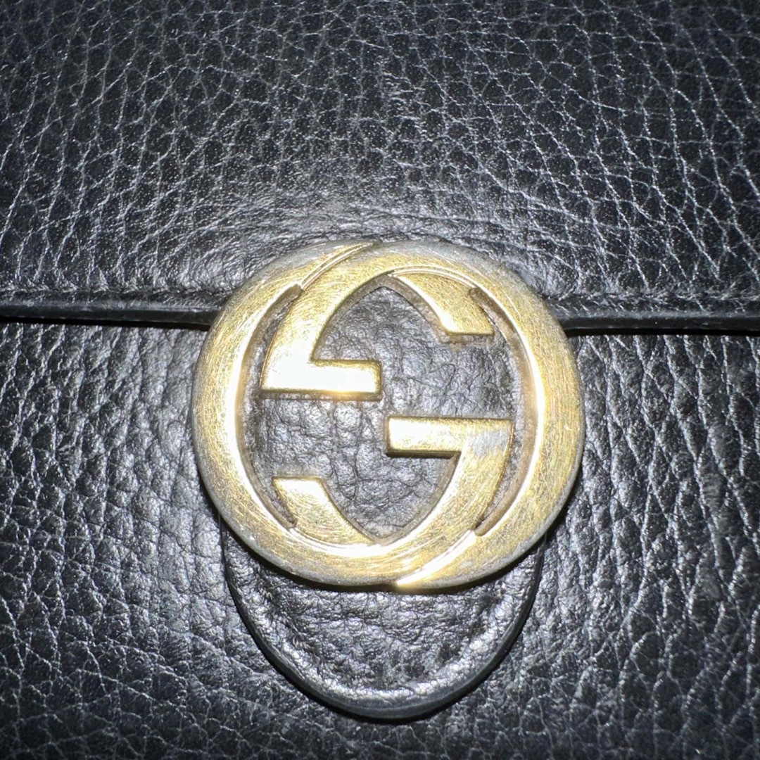 【美品】GUCCI グッチ インターロッキングG 長財布 箱付き