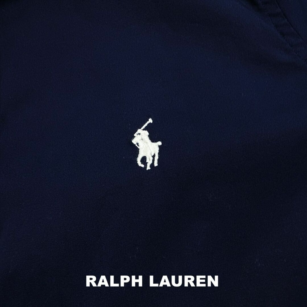 ScoLar(スカラー)の【RALPH LAUREN】ラルフローレン 刺繍ロゴ ネイビー シャツ レディースのトップス(シャツ/ブラウス(長袖/七分))の商品写真