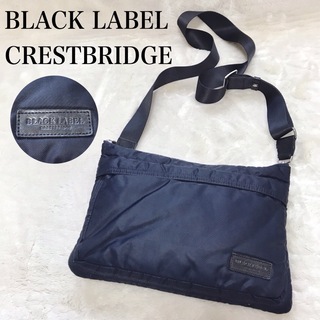 ブラックレーベルクレストブリッジ(BLACK LABEL CRESTBRIDGE)の美品 ブラックレーベルクレストブリッジ ショルダーバッグ サコッシュ 軽量(ショルダーバッグ)