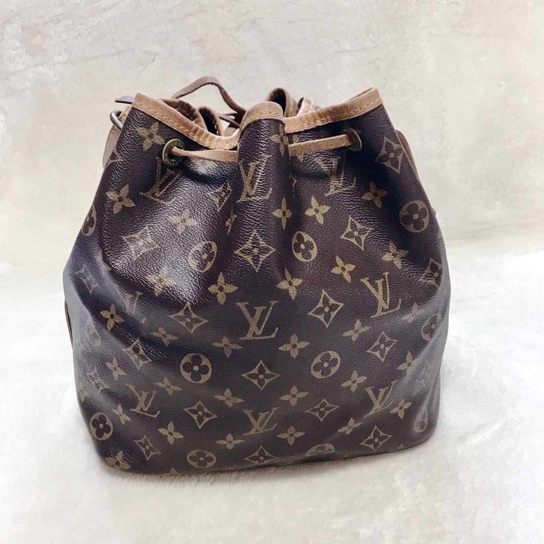 美品 VUITTON ノエ モノグラム 巾着 ショルダーバッグ 大容量 総柄 2