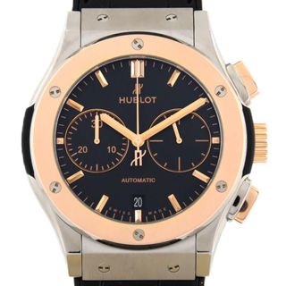 ウブロ(HUBLOT)のウブロ クラシックフュージョンクロノグラフチタニウムキングゴールド 521.NO.1181.LR TIxPG 自動巻(腕時計(アナログ))