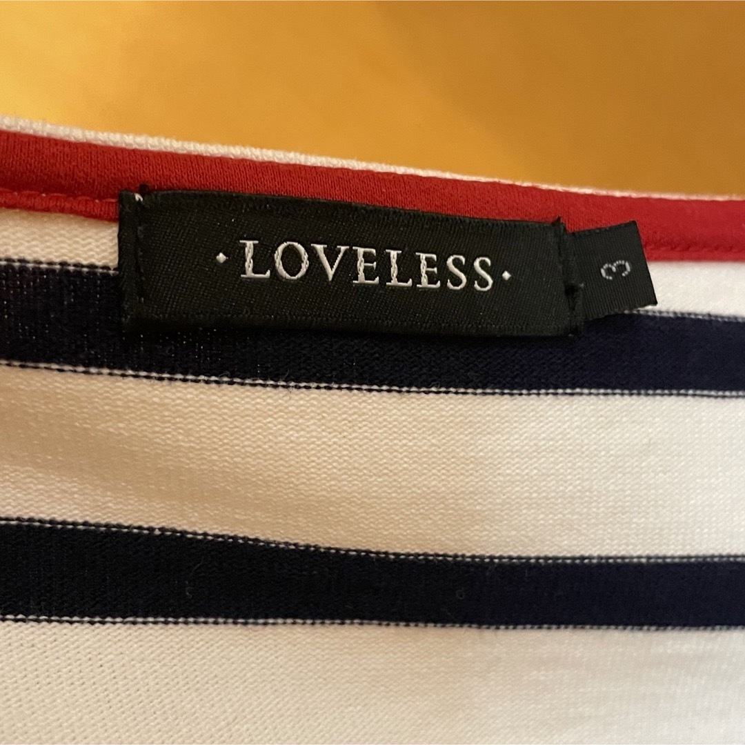 LOVELESS(ラブレス)のLOVELESS  ラブレス　ボーダー  ロンT  サイズ3    Lサイズ メンズのトップス(Tシャツ/カットソー(七分/長袖))の商品写真