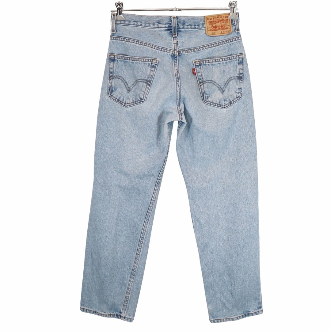 Levi's リーバイス 550 デニムパンツ アメカジ テーパード ライトブルー (メンズ 30/30)   O4883