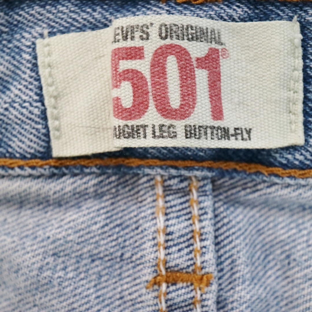 Levi's リーバイス 501 デニムパンツ アメカジ ストレート ボタンフライ ライトブルー (メンズ 30/32)   O4885 9