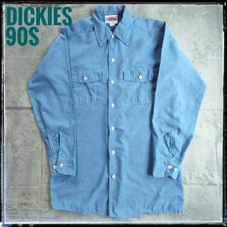 ディッキーズ Dickies 半袖 シャンブレーシャツ メンズXXL /eaa325106