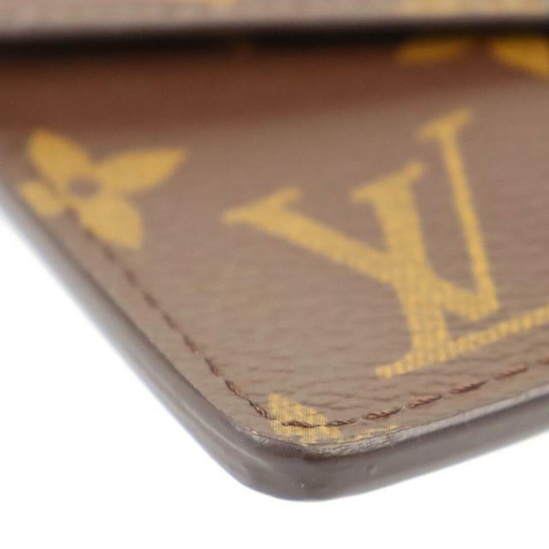 LOUIS VUITTON(ルイヴィトン)のルイヴィトン カードケース ポルト カルト レクト ヴェルソ 中古 M69431 モノグラム LOUIS VUITTON 【中古】 | 茶色 ファッション ビジネスシーン コンパクト シンプル ブランド小物 美品 プレゼント レディースのファッション小物(名刺入れ/定期入れ)の商品写真