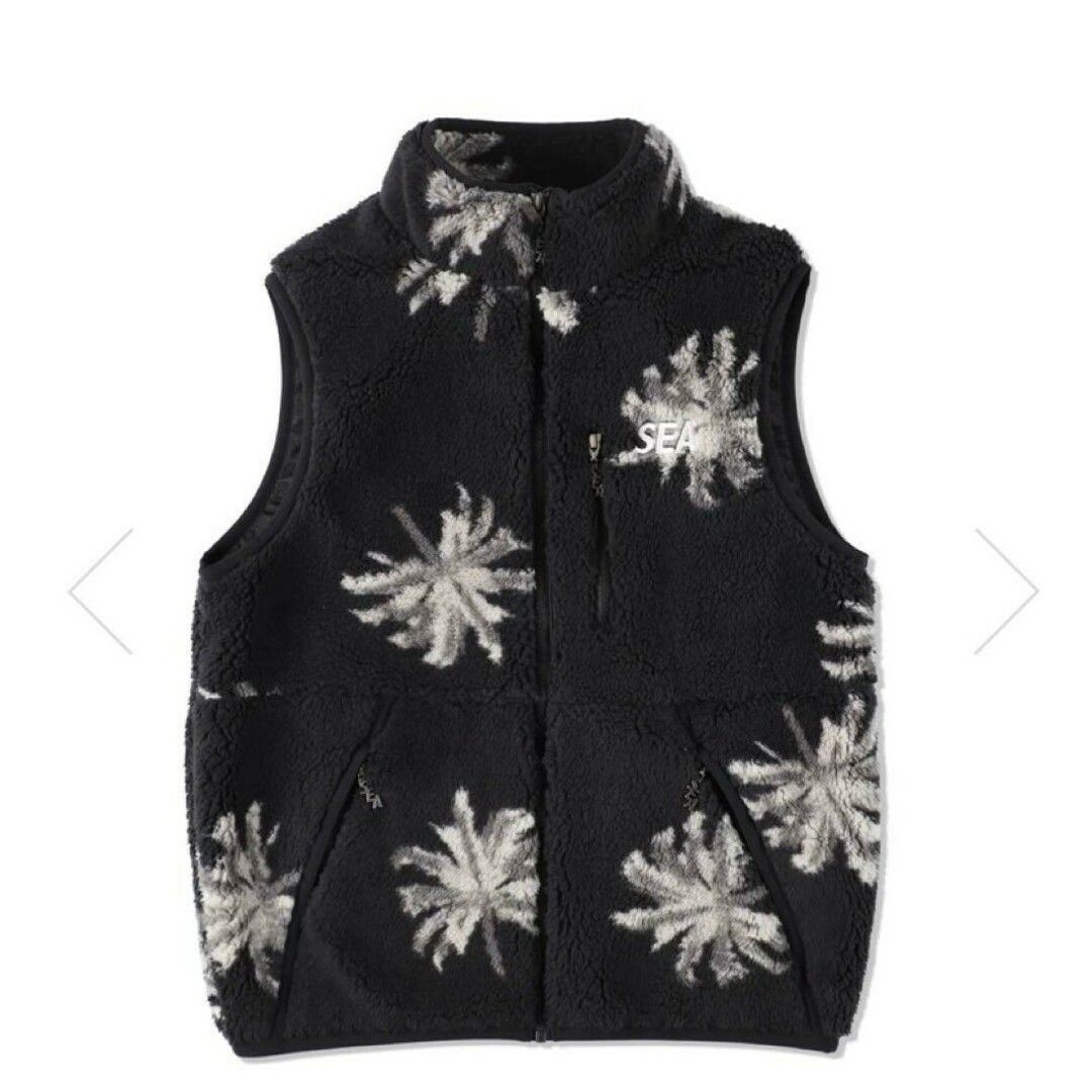 WDS PALM TREE (PATTERN) FLEECE VEST