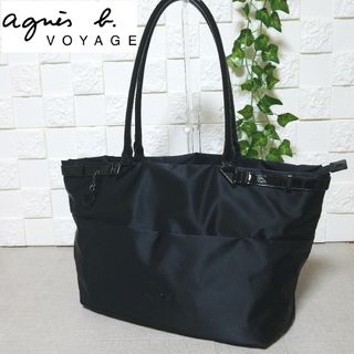 美品✨Agnes b. アニエスベー エナメルセミショルダーバッグ/トートバッグ