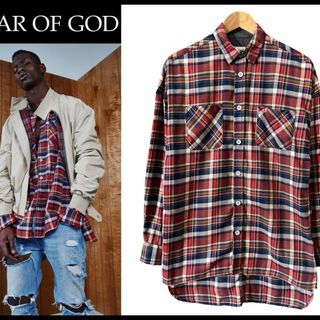 フィアオブゴッド(FEAR OF GOD)の専用　フィアオブゴッド オーバーサイズ チェック フランネル ネルシャツ S(シャツ)