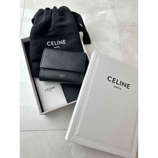 セリーヌ(celine)のt♡mama専用　セリーヌ　スモール トリフォールドウォレット /グレインドカー(財布)