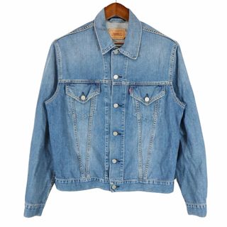 リーバイス(Levi's)のLevi's リーバイス デニムジャケット 72530 ユーロ アメカジ ブルー (メンズ L) 中古 古着 O4904(Gジャン/デニムジャケット)