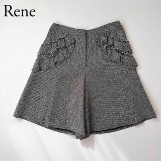 Rene ルネ　フレアキュロット　スパンコール　36