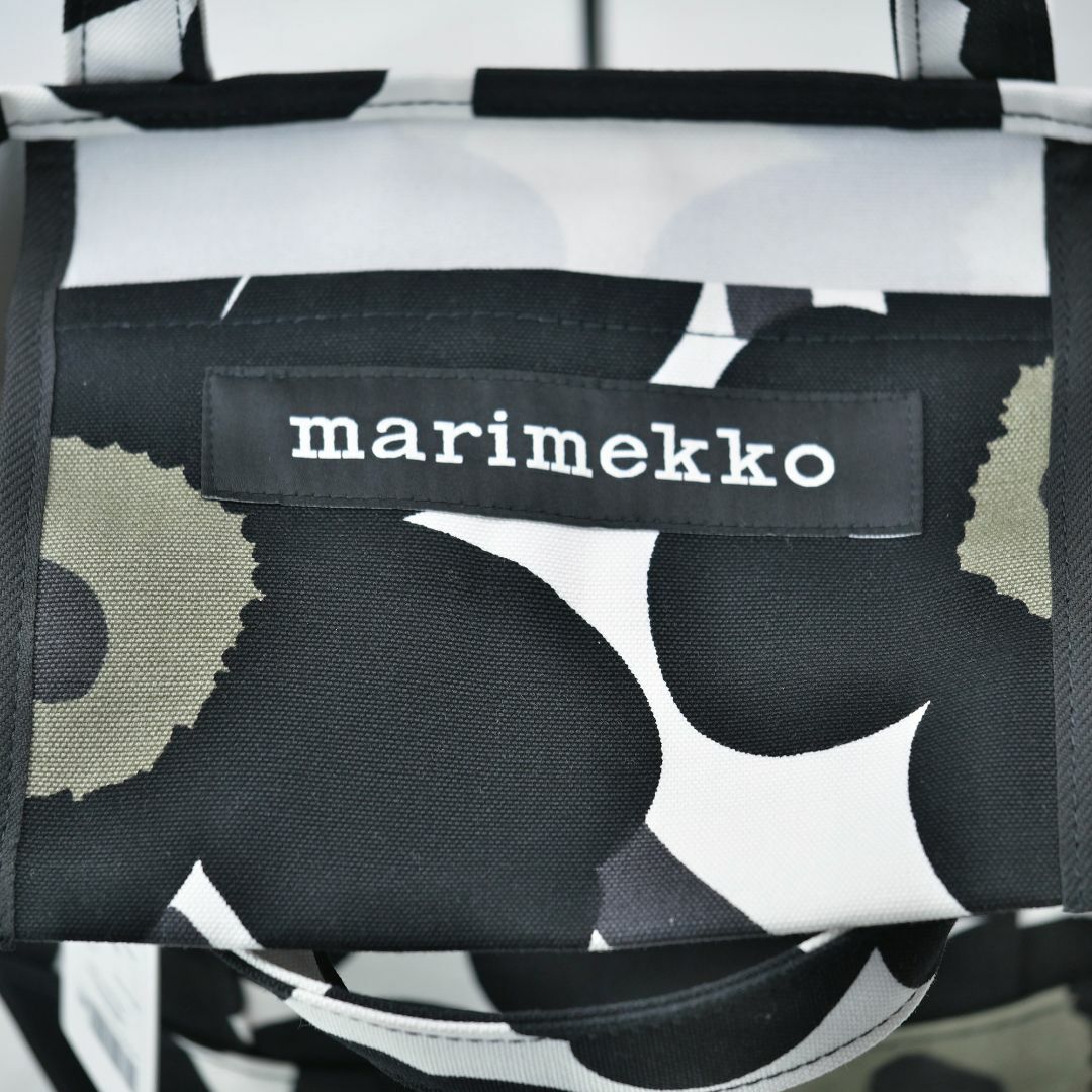 marimekko(マリメッコ)のマリメッコ セイディ ピエニー ウニッコ MARIMEKKO SEIDI PIENI UNIKKO トートバッグ ブラック 美品 レディースのバッグ(トートバッグ)の商品写真