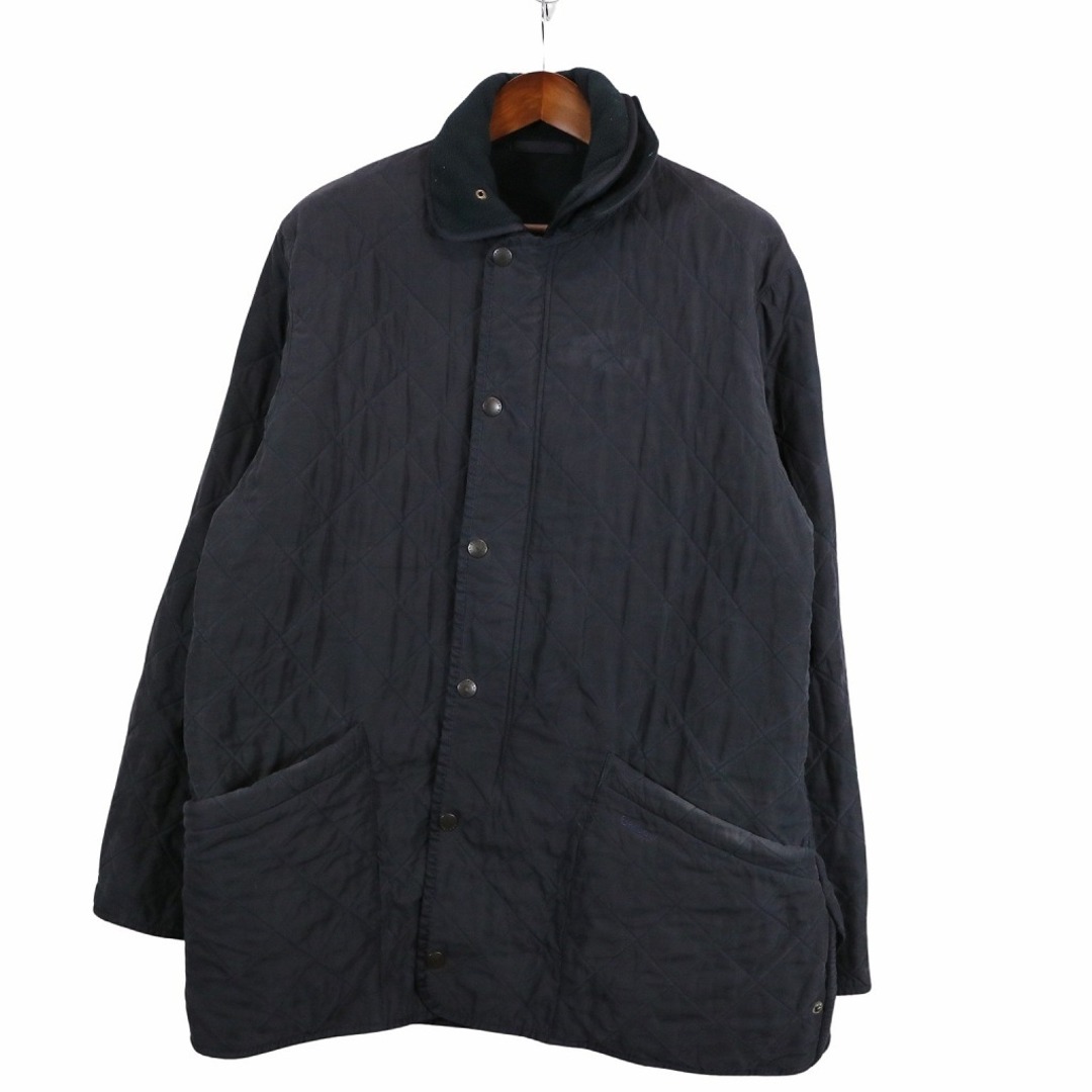 Barbour(バーブァー)のBarbour バブアー キルティングジャケット ユーロ  ヨーロッパ古着 ネイビー (メンズ XL) 中古 古着 O4950 メンズのジャケット/アウター(その他)の商品写真