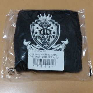 ギザ(GIZA)の三枝夕夏IN db FINAL LIVE TOUR 2010刺繍リストバンド黒白(ミュージシャン)