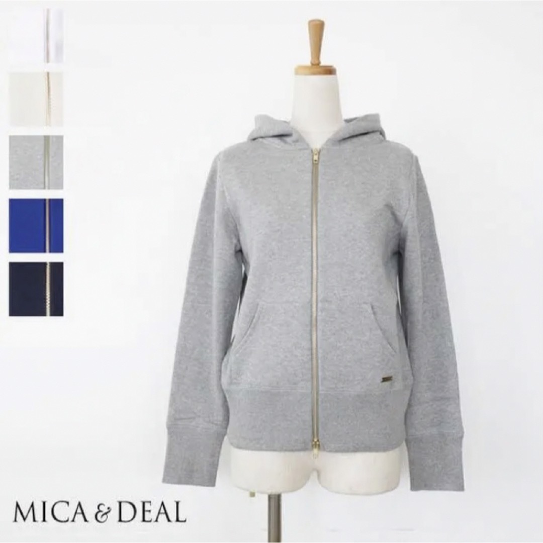 MICA&DEAL - 未使用mica&dealマイカアンドディールジップスウェット