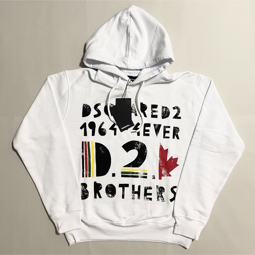 ディースクエアード 23SS D2 BROS COOL HOODIE パーカー61cm着丈