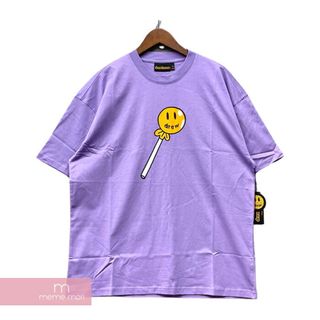 Drew House 2022AW Lollipop SS Tee Lavender ドリューハウス ロリポップショートスリーブTシャツ ラベンダー 半袖カットソー スマイリープリント キャンディー ライトパープル サイズM【231001】【新古品】【me04】(Tシャツ/カットソー(半袖/袖なし))