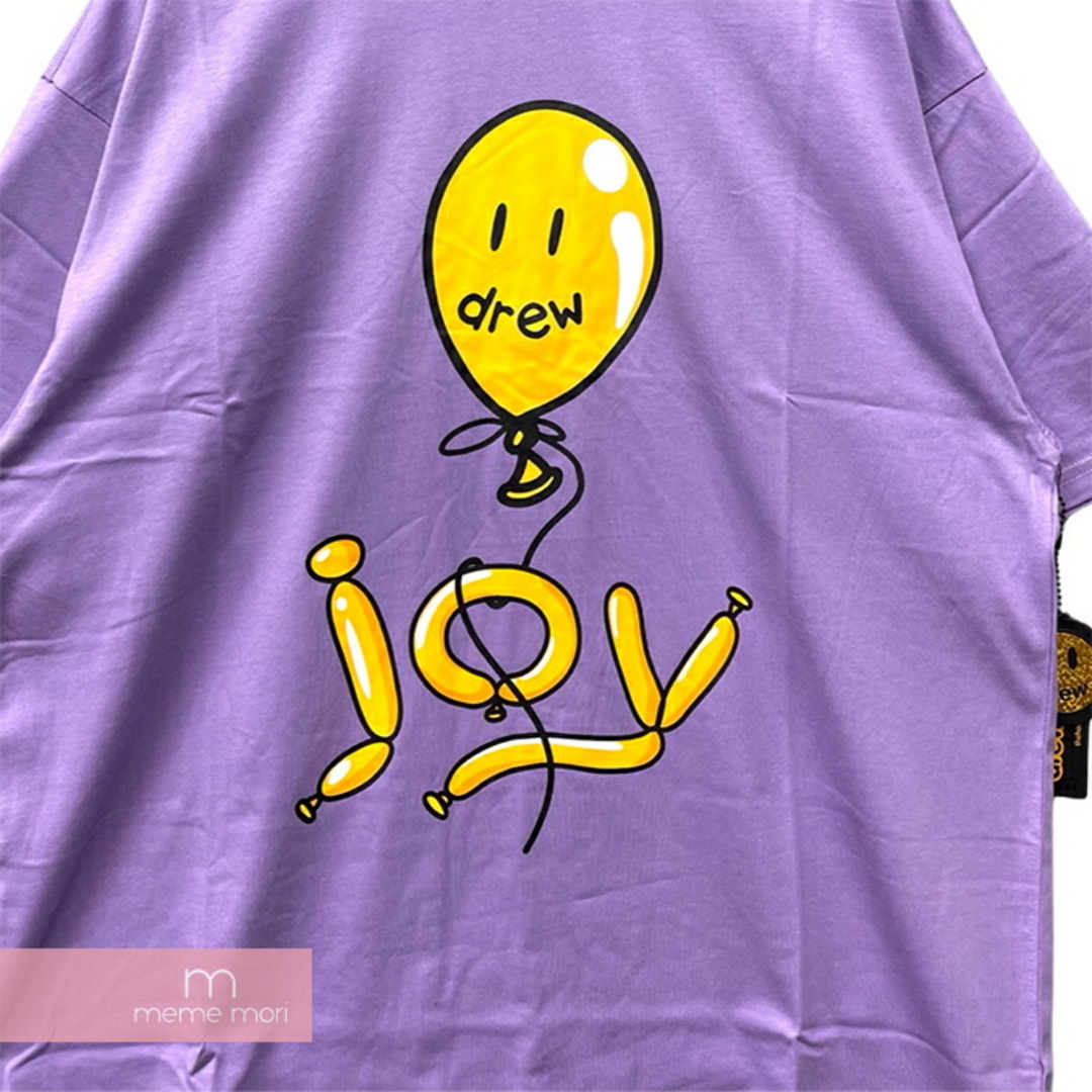 Drew House 2022AW Joy SS Tee Lavender ドリューハウス ジョイショートスリーブTシャツ ラベンダー 半袖カットソー スマイリープリント 風船 ライトパープル サイズL【231001】【新古品】【me04】 メンズのトップス(Tシャツ/カットソー(半袖/袖なし))の商品写真