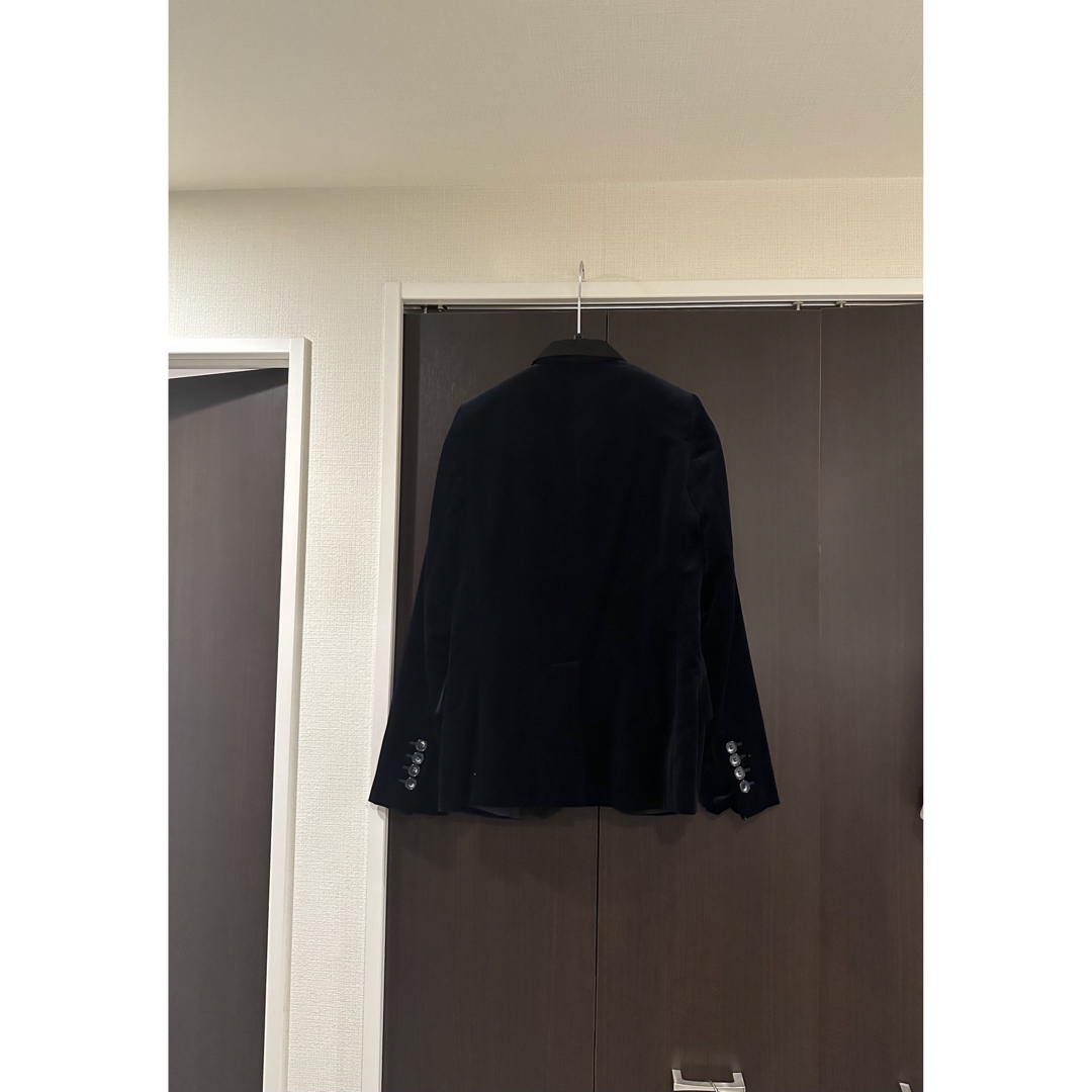 ステラマッカートニー ベロア タキシード ジャケット ネイビー ステラマッカートニー ベロア タキシード ジャケット ネイビー
