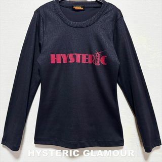 ヒステリックグラマー(HYSTERIC GLAMOUR)の【HYSTERIC GLAMOUR】バレットロゴ 透かし総柄 カットソー(カットソー(長袖/七分))