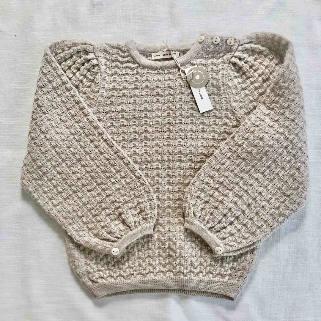 soor ploom agnes sweater  linen / 6Y 1