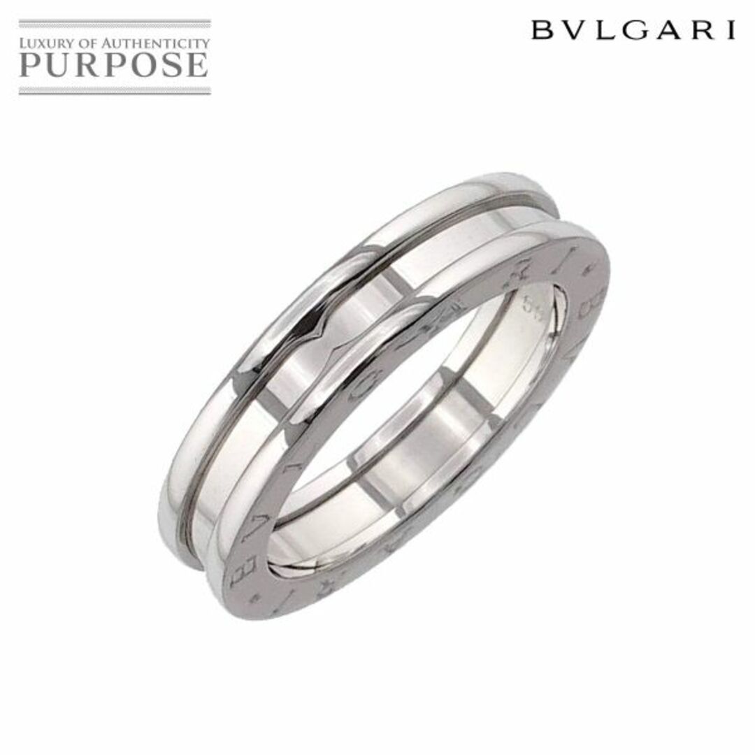 ブルガリ BVLGARI ビーゼロワン 1バンド #59 リング K18 WG ホワイト