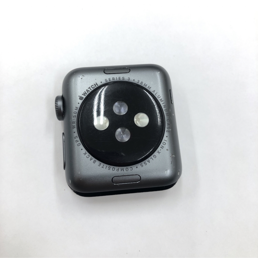 Apple アップルウォッチ シリーズ3 38mm 黒 スマートウォッチ-
