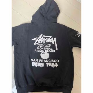 ステューシー(STUSSY)のりくさん専用　STUSSY パーカー　黒(パーカー)