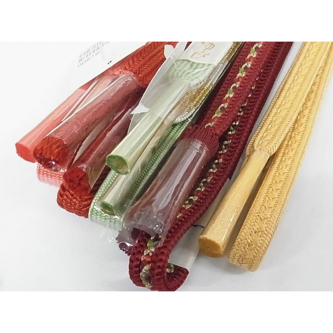 平和屋-こころ店□和装小物 上質な帯締め10本セット 高麗組 笹波組 新