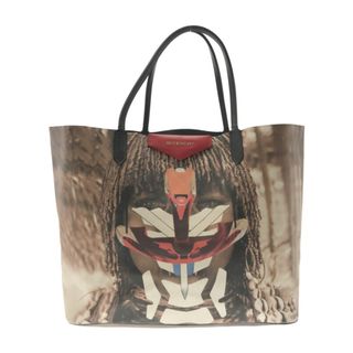 ジバンシィ(GIVENCHY)のGIVENCHY ジバンシィ Graphic Robot large tote グラフィックプリントトートバッグ ベージュ×マルチカラー(トートバッグ)