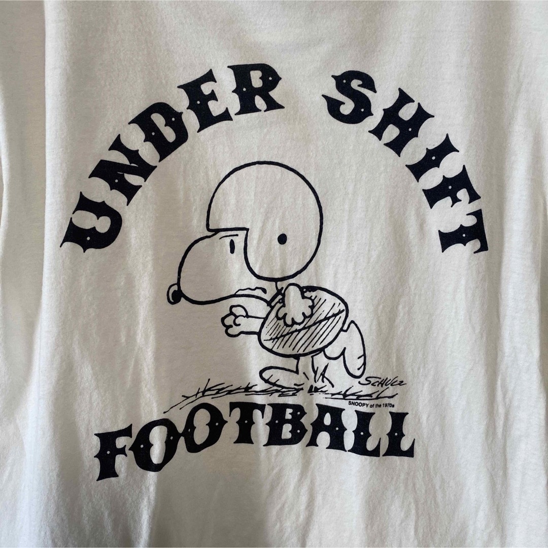 SNOOPY(スヌーピー)の★日本製★コットン100%★アンダーシフト★スヌーピーTシャツ メンズのトップス(Tシャツ/カットソー(半袖/袖なし))の商品写真