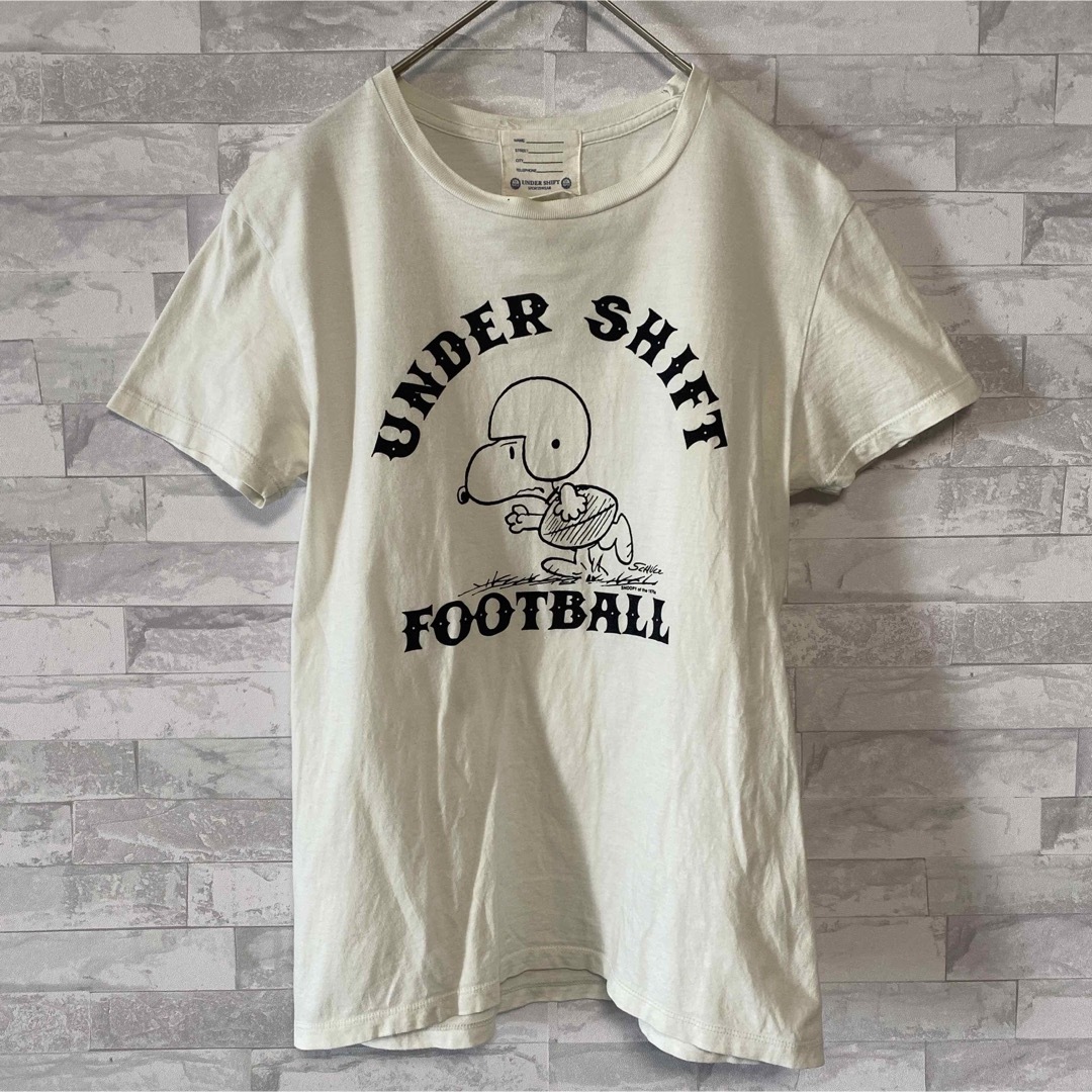 SNOOPY(スヌーピー)の★日本製★コットン100%★アンダーシフト★スヌーピーTシャツ メンズのトップス(Tシャツ/カットソー(半袖/袖なし))の商品写真