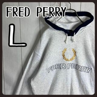 FRED PERRY - 【入手困難】 フレッドペリー パーカー ビッグ刺繍ロゴ