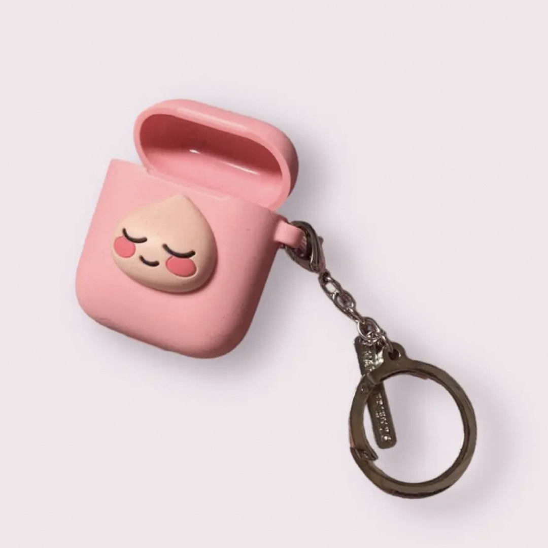 カカオフレンズ アピーチ AirPods ケース シリコン エンタメ/ホビーのおもちゃ/ぬいぐるみ(キャラクターグッズ)の商品写真