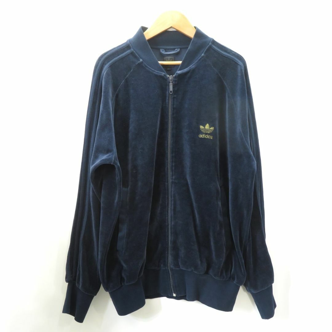 ADIDAS 00s VELOUR TRACK JACKET 773303 AEK001 NAVY