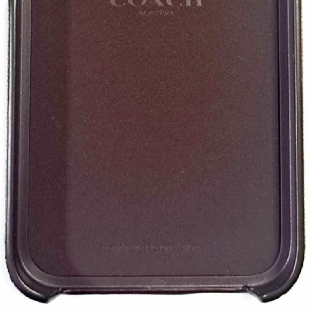 【新品】COACH コーチ iPhone14ケース シグネチャーロゴ総柄 カーキ