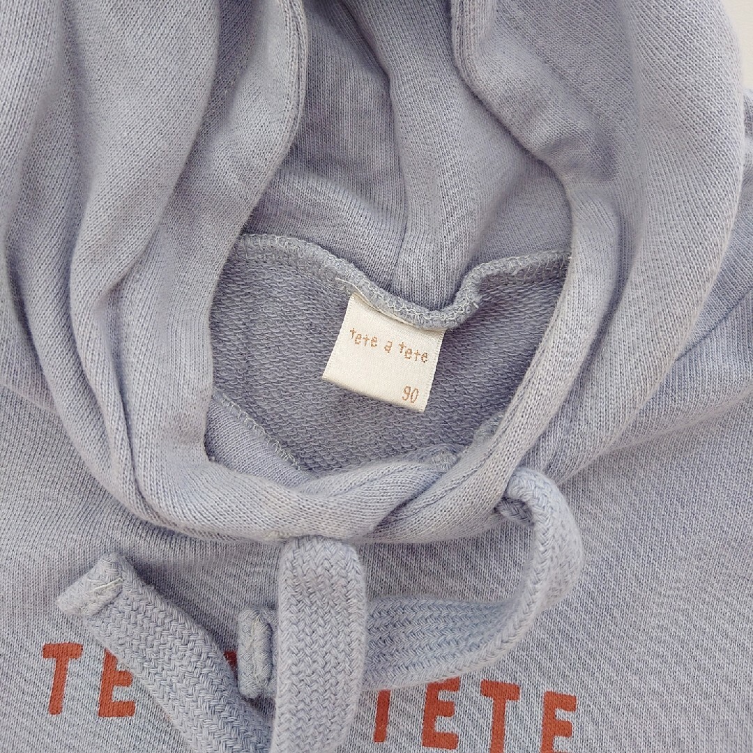 tete a tete(テータテート)のtete a tete パーカー キッズ/ベビー/マタニティのキッズ服男の子用(90cm~)(Tシャツ/カットソー)の商品写真