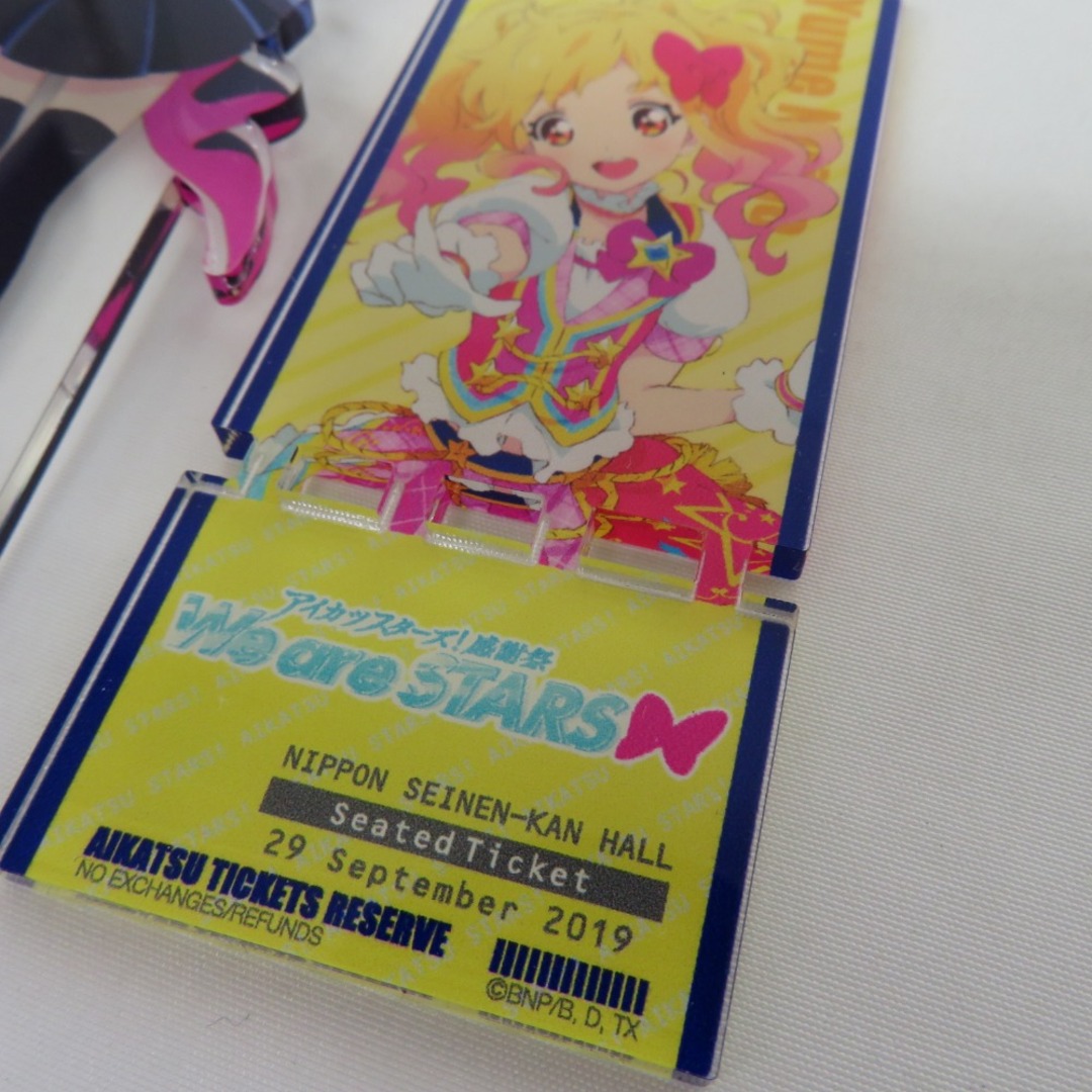 アイカツスターズ 感謝祭 we are STARS アクリルバッジスタンドキーホルダー 虹野ゆめ WaS ver. BANDAI NAMCO  バンダイナムコ コレクション