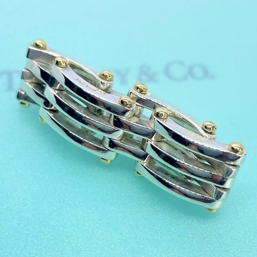Tiffany & Co. - 22号 ティファニー ゲート リング シルバー ゴールド