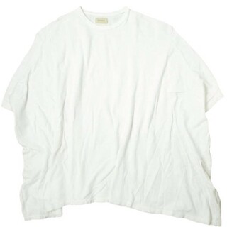 maturely マチュアリー 22SS 日本製 Poncho Jersey ポンチョジャージー 13-04-1008-823 ONE SIZE ホワイト BEAMS オーバーサイズ ドレープ Tシャツ トップス【中古】【maturely】(Tシャツ(長袖/七分))