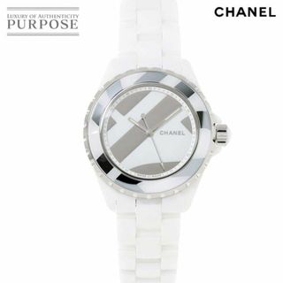 シャネル(CHANEL)のシャネル CHANEL J12 アンタイトル 38mm H5582 世界限定1200本 メンズ 腕時計 ホワイト セラミック オートマ 自動巻き Untitled VLP 90208840(腕時計(アナログ))