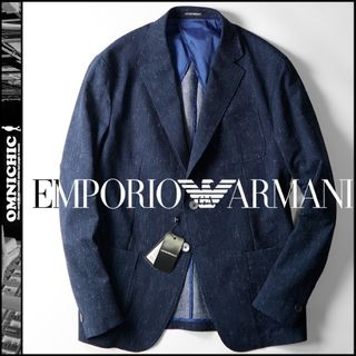 10万EMPORIO ARMANIストレッチテーラードジャケット46アルマーニ-