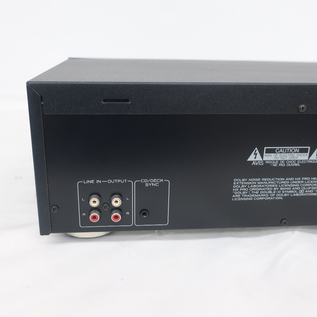 オーディオ機器 TEAC ダブルオートリバースカセットデッキ レコーダー W-800R